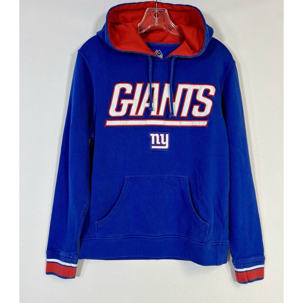 New York Giants NFL Majestic Sweatshirt Hoodie‎ Size S Women